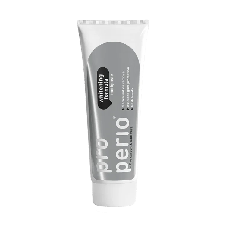 PRO PERIO® Pasta do zębów węgiel aktywny i aloes 125ml PRO PERIO® Pasta do zębów węgiel aktywny i aloes 125ml