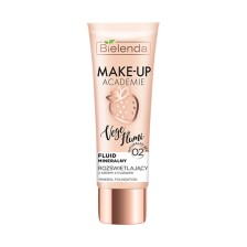 Bielenda Make Up Academie Vege Flumi Mineralny podkłąd rozświetlający naturalny beż 02 30g Bielenda Make Up Academie Vege Flumi Mineralny podkłąd rozświetlający naturalny beż 02 30g