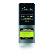 Bielenda Only for Man Super Matt Nawilżający żel przeciw błyszczeniu skóry 50ml Bielenda Only for Man Super Matt Nawilżający żel przeciw błyszczeniu skóry 50ml