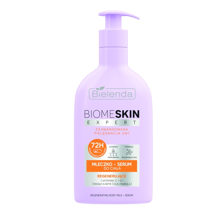 BIELENDA BIOME SKIN EXPERT MLECZKO + SERUM DO CIAŁA 2W1 REGENERUJĄCE 350 ml BIELENDA BIOME SKIN EXPERT MLECZKO + SERUM DO CIAŁA 2W1 REGENERUJĄCE 350 ml