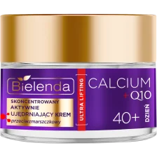 BIELENDA CALCIUM + Q10 SKONCENTROWANY AKTYWNIE UJĘDRNIAJĄCY  KREM PRZECIWZMARSZCZKOWY NA DZIEŃ 40+ 50ML