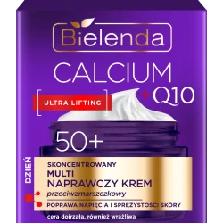BIELENDA CALCIUM + Q10 SKONCENTROWANY MULTI NAPRAWCZY KREM PRZECIWZMARSZCZKOWY NA DZIEŃ 50+, 50ML BIELENDA CALCIUM + Q10 SKONCENTROWANY MULTI NAPRAWCZY KREM PRZECIWZMARSZCZKOWY NA DZIEŃ 50+, 50ML