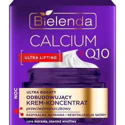BIELENDA CALCIUM + Q10 ULTRA BOGATY ODBUDOWUJĄCY KREM - KONCENTRAT PRZECIWZMARSZCZKOWY NA NOC 50ML BIELENDA CALCIUM + Q10 ULTRA BOGATY ODBUDOWUJĄCY KREM - KONCENTRAT PRZECIWZMARSZCZKOWY NA NOC 50ML