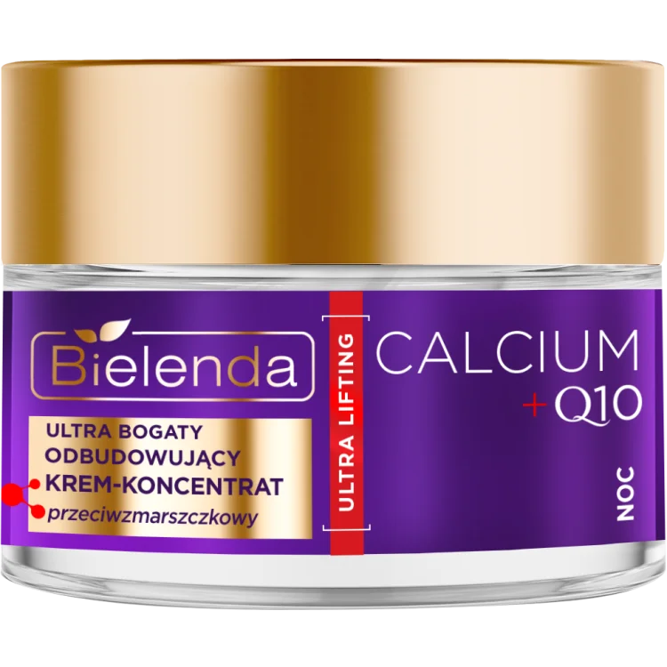 BIELENDA CALCIUM + Q10 ULTRA BOGATY ODBUDOWUJĄCY KREM - KONCENTRAT PRZECIWZMARSZCZKOWY NA NOC 50ML BIELENDA CALCIUM + Q10 ULTRA BOGATY ODBUDOWUJĄCY KREM - KONCENTRAT PRZECIWZMARSZCZKOWY NA NOC 50ML