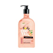 BIELENDA BODY COCTAIL   Wygładzający balsam do ciała BRZOSKWINIA + KOMBUCHA 400ml BIELENDA BODY COCTAIL   Wygładzający balsam do ciała BRZOSKWINIA + KOMBUCHA 400ml