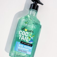 BIELENDA SHOWER COCTAIL Energetyzujący żel pod prysznic BLUE MATCHA + BLUEBERRY 400ml BIELENDA SHOWER COCTAIL Energetyzujący żel pod prysznic BLUE MATCHA + BLUEBERRY 400ml