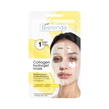 BIELENDA COLLAGEN HYDROGEL MASK Nawilżająco-rozświetlająca hydrożelowa maska z kolagenem 1 szt  BIELENDA COLLAGEN HYDROGEL MASK Nawilżająco-rozświetlająca hydrożelowa maska z kolagenem 1 szt