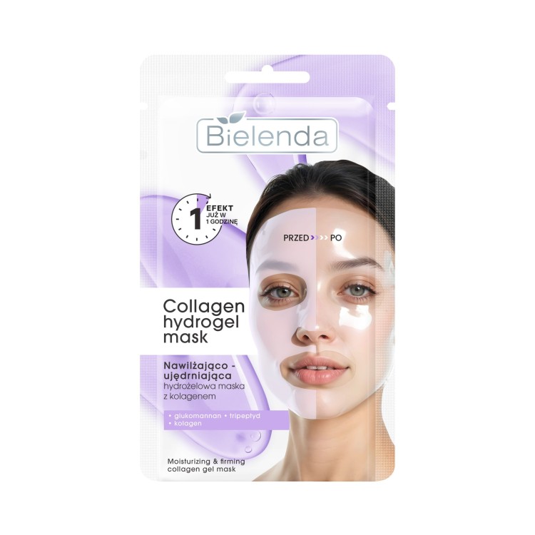 BIELENDA COLLAGEN HYDROGEL MASK Nawilżająco-ujędrniająca hydrożelowa maska z kolagenem 1 szt BIELENDA COLLAGEN HYDROGEL MASK Nawilżająco-ujędrniająca hydrożelowa maska z kolagenem 1 szt