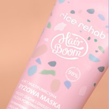 BODY BOOM  HAIR BOOM 4 W 1 MULTIFUNKCYJNA RYŻOWA MASKA 200ml BODY BOOM  HAIR BOOM 4 W 1 MULTIFUNKCYJNA RYŻOWA MASKA 200ml