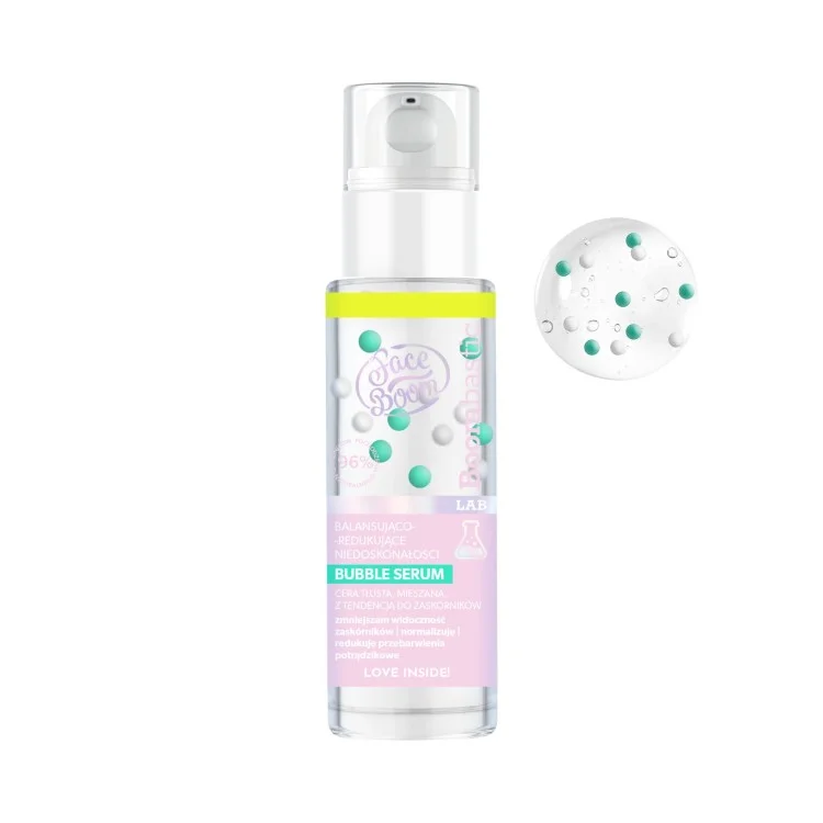FACE BOOM BOOMBASTIC LAB Bubble serum balansująco-redukujące niedoskonałości 30 ml