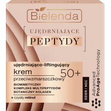 BIELENDA UJĘDRNIAJĄCE PEPTYDY UJĘDRNIAJĄCO - LIFTINGUJĄCY KREM PRZECIWZMARSZCZKOWY 50+ DZIEŃ/NOC 50ML BIELENDA UJĘDRNIAJĄCE PEPTYDY UJĘDRNIAJĄCO - LIFTINGUJĄCY KREM PRZECIWZMARSZCZKOWY 50+ DZIEŃ/NOC 50ML