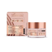 BIELENDA UJĘDRNIAJĄCE PEPTYDY Ujędrniająco - odbudowujący krem przeciwzmarszczkowy 70+ dzień / noc 50ml BIELENDA UJĘDRNIAJĄCE PEPTYDY Ujędrniająco - odbudowujący krem przeciwzmarszczkowy 70+ dzień / noc 50ml