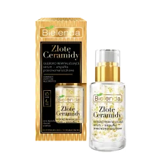 BIELENDA ZŁOTE CERAMIDY Głęboko rewitalizujące serum ampułka przeciwzmarszczkowe DZIEŃ/ NOC 15ML