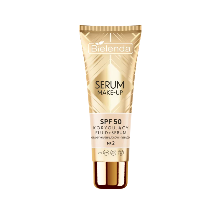 BIELENDA MAKE-UP SERUM KORYGUJĄCY FLUID SERUM SPF50 NO 2 BIELENDA MAKE-UP SERUM KORYGUJĄCY FLUID SERUM SPF50 NO 2