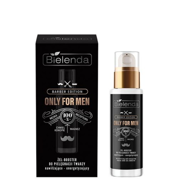 Bielenda Only For Men Barber Edition Żel Nawilżająco - Energetyzujący Booster 30ml