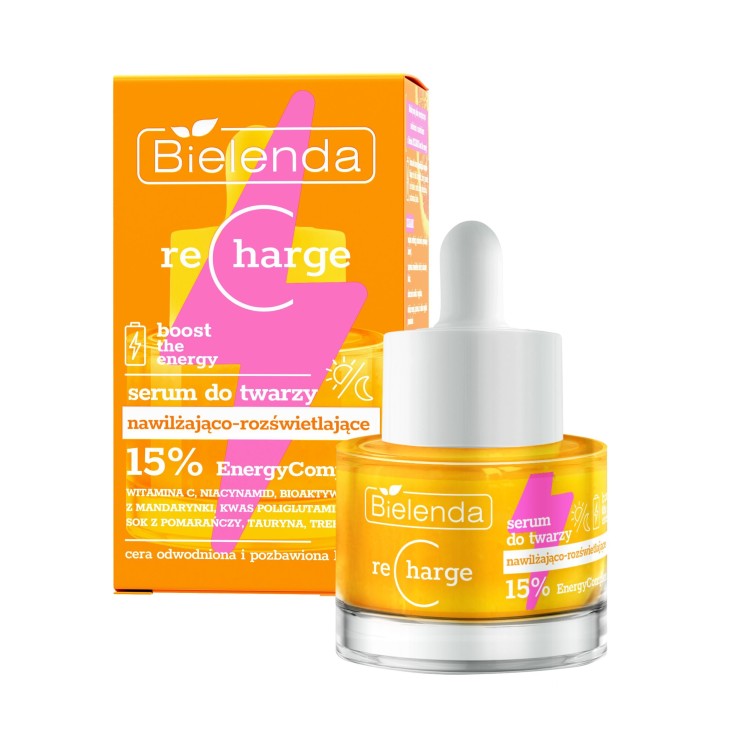 BIELENDA RECHARGE SERUM DO TWARZY NAWILŻAJĄCO - ROZŚWIETLAJĄCE 30ml BIELENDA RECHARGE SERUM DO TWARZY NAWILŻAJĄCO - ROZŚWIETLAJĄCE 30ml