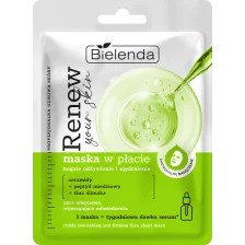 BIELENDA RENEW YOUR SKIN ODŻYWCZA MASKA W PŁACIE Z CERAMIDAMI I ŚLUZEM ŚLIMAKA 1szt