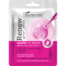 BIELENDA RENEW YOUR SKIN MASKA W PŁACIE Z WITAMINĄ C - GŁĘBOKA REGENERACJA I STYMULACJA 1szt BIELENDA RENEW YOUR SKIN MASKA W PŁACIE Z WITAMINĄ C - GŁĘBOKA REGENERACJA I STYMULACJA 1szt