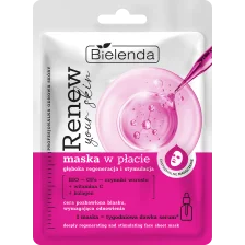BIELENDA RENEW YOUR SKIN MASKA W PŁACIE Z WITAMINĄ C - GŁĘBOKA REGENERACJA I STYMULACJA 1szt