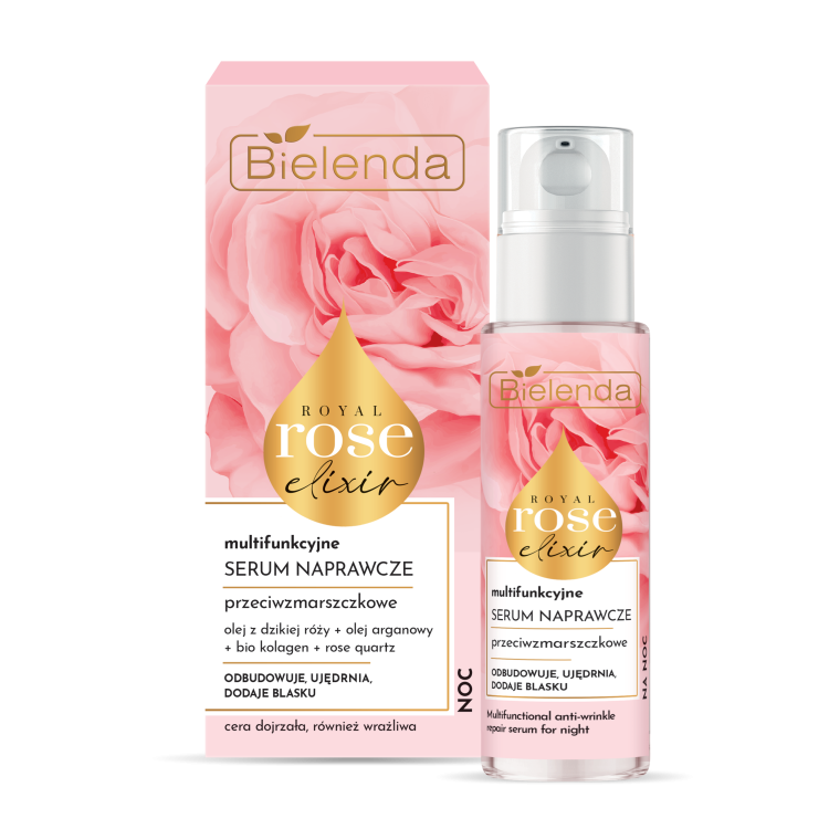 BIELENDA ROYAL ROSE ELIXIR MULTIFUNKCYJNE PRZECIWZMARSZCZKOWE SERUM NAPRAWCZE 30ML