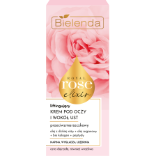 BIELENDA ROYAL ROSE ELIXIR PRZECIWZMARSZCZKOWY KREM LIFTINGUJĄCY POD OCZY I WOKÓŁ UST 15ML BIELENDA ROYAL ROSE ELIXIR PRZECIWZMARSZCZKOWY KREM LIFTINGUJĄCY POD OCZY I WOKÓŁ UST 15ML