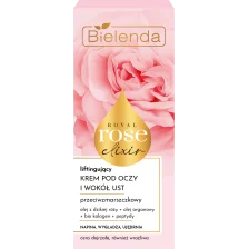 BIELENDA ROYAL ROSE ELIXIR PRZECIWZMARSZCZKOWY KREM LIFTINGUJĄCY POD OCZY I WOKÓŁ UST 15ML