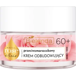 BIELENDA ROYAL ROSE ELIXIR PRZECIWZMARSZCZKOWY KREM PÓŁTŁUSTY ODBUDOWUJĄCY 60+ 50ML