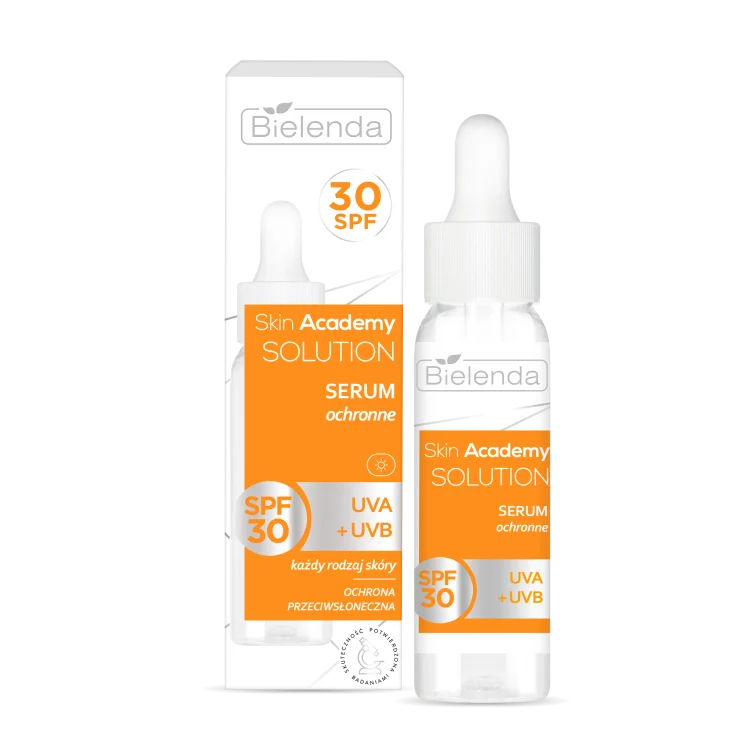 BIELENDA SKIN ACADEMY SOLUTION SERUM OCHRONNE SPF 30 25ML