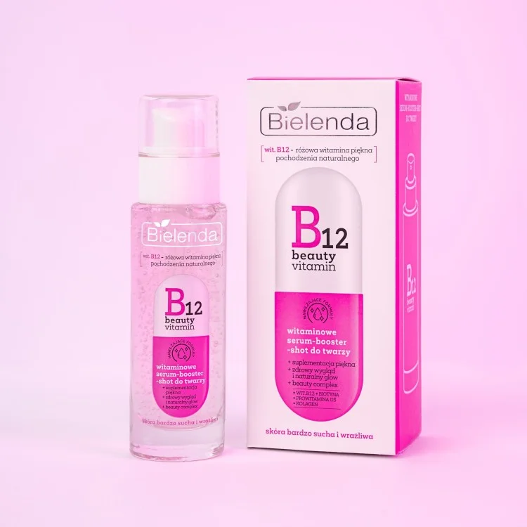 BIELENDA B12 BEAUTY VITAMIN Witaminowe serum-booster do twarzy 30ml BIELENDA B12 BEAUTY VITAMIN Witaminowe serum-booster do twarzy 30ml