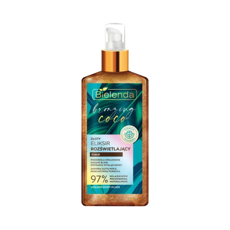 BIELENDA BRONZING COCO Rozświetlający złoty eliksir do ciała 150 ml BIELENDA BRONZING COCO Rozświetlający złoty eliksir do ciała 150 ml