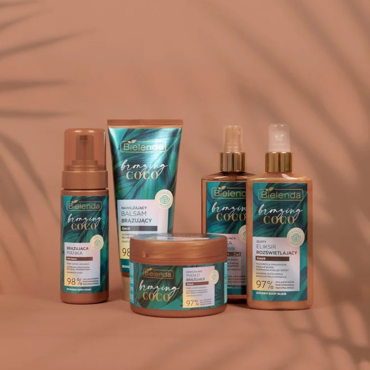 BIELENDA BRONZING COCO Nawilżający balsam brązujący do ciała 200ml BIELENDA BRONZING COCO Nawilżający balsam brązujący do ciała 200ml