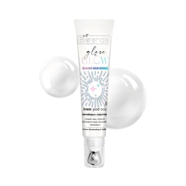 BIELENDA GLAZE & GLOW Krem pod oczy rozświetlająco-rozjaśniajacy glazed skin effect 15ml BIELENDA GLAZE & GLOW Krem pod oczy rozświetlająco-rozjaśniajacy glazed skin effect 15ml
