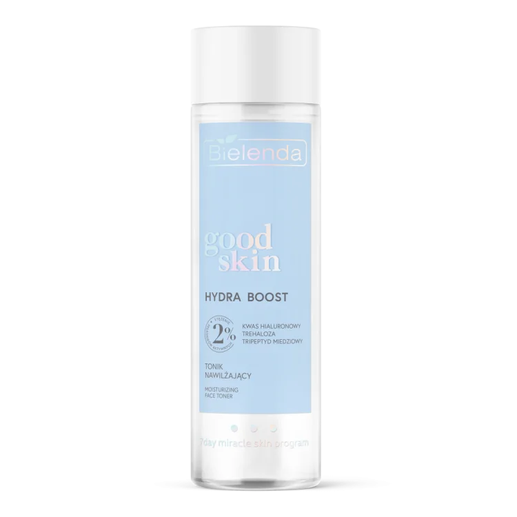 BIELENDA GOOD SKIN HYDRA BOOST tonik nawilżający kwas hialuronowy, trehaloza, tripeptyd 200ml BIELENDA GOOD SKIN HYDRA BOOST tonik nawilżający kwas hialuronowy, trehaloza, tripeptyd 200ml