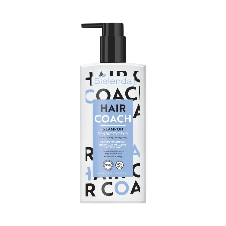 BIELENDA HAIR COACH Synbiotyczny szampon do wrażliwej skóry głowy 300ml BIELENDA HAIR COACH Synbiotyczny szampon do wrażliwej skóry głowy 300ml