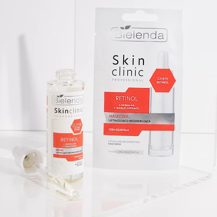 BIELENDA SKIN CLINIC PROFESSIONAL RETINOL MASECZKA LIFTINGUJĄCO-REGENERUJĄCA 8g BIELENDA SKIN CLINIC PROFESSIONAL RETINOL MASECZKA LIFTINGUJĄCO-REGENERUJĄCA 8g