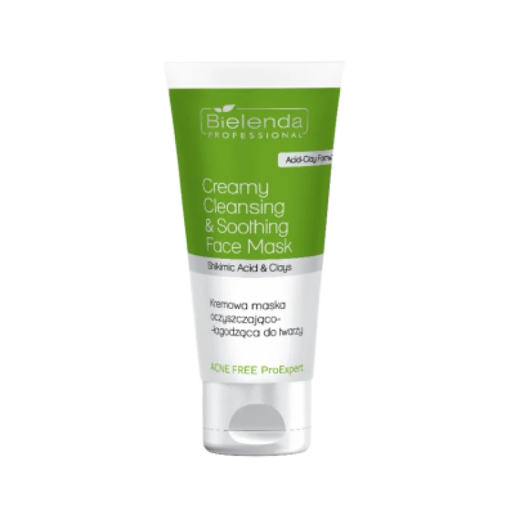 BIELENDA PROFESSIONAL ACNE FREE Kremowa maska oczyszczająco - łagodząca do twarzy 150ml BIELENDA PROFESSIONAL ACNE FREE Kremowa maska oczyszczająco - łagodząca do twarzy 150ml