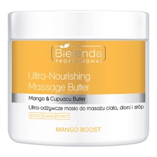 BIELENDA PROFESSIONAL MANGO BOOST Ultra-odżywcze masło do masażu ciała dłoni i stóp, 500ml BIELENDA PROFESSIONAL MANGO BOOST Ultra-odżywcze masło do masażu ciała dłoni i stóp, 500ml