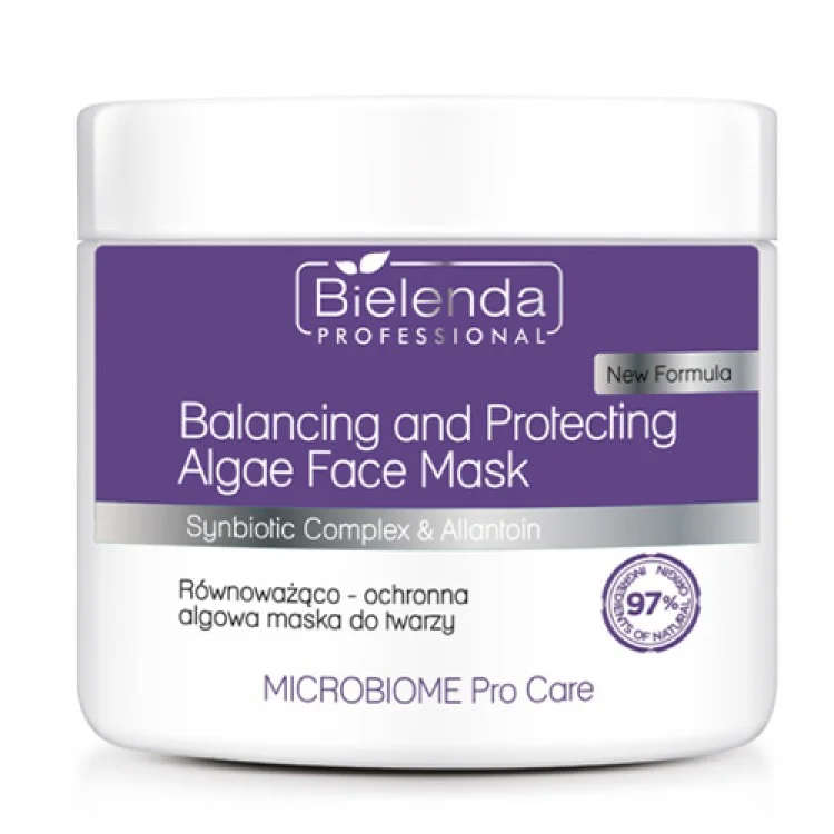 Bielenda Professional Microbiome Pro Care Równoważąco-ochronna maska algowa do twarzy 160g Bielenda Professional Microbiome Pro Care Równoważąco-ochronna maska algowa do twarzy 160g