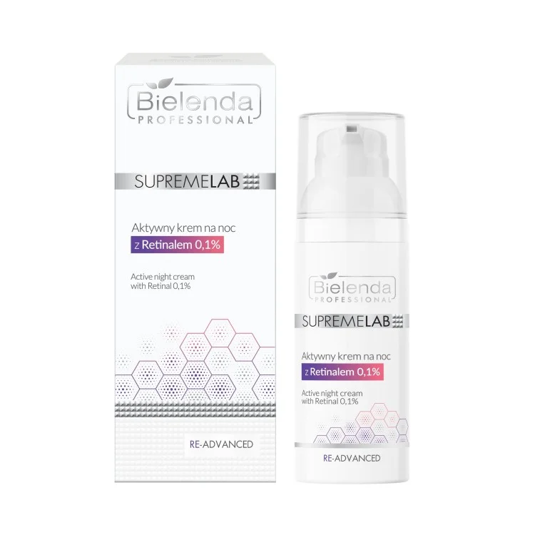 SUPREMELAB Aktywny krem na noc z Retinalem 0,1% 50ml SUPREMELAB Aktywny krem na noc z Retinalem 0,1% 50ml