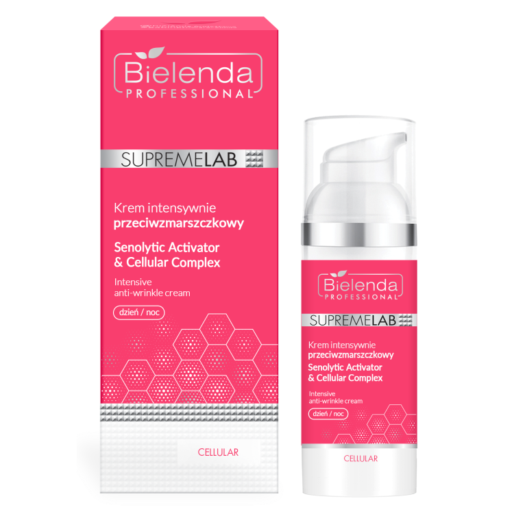 BIELENDA SUPREMELAB CELLULAR KREM INTENSYWNIE PRZECIWZMARSZCZKOWY SENOLYTIC ACTIVATOR & CELLULAR COMPLEX 50 ml BIELENDA SUPREMELAB CELLULAR KREM INTENSYWNIE PRZECIWZMARSZCZKOWY SENOLYTIC ACTIVATOR & CELLULAR COMPLEX 50 ml