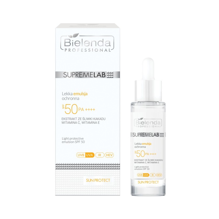 BIELENDA SUPREMELAB SUN PROTECT lekka emulsja ochronna SPF50 30ml