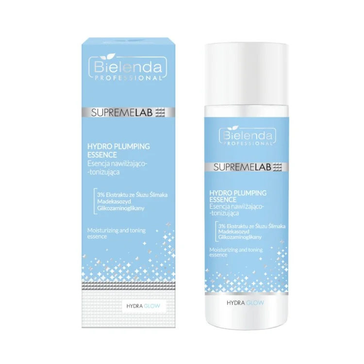 SUPREMELAB HYDRA GLOW Esencja tonizująco-nawilżająca z ekstraktem ze śluzu ślimaka 200 ml