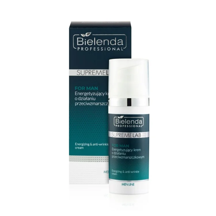 Bielenda Professional SupremeLab Men Line Energetyzujący krem o działaniu przeciwzmarszczkowym 50ml Bielenda Professional SupremeLab Men Line Energetyzujący krem o działaniu przeciwzmarszczkowym 50ml
