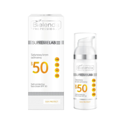 BIELENDA SUPREMELAB Satynowy krem ochronny SPF 50 50 ml BIELENDA SUPREMELAB Satynowy krem ochronny SPF 50 50 ml