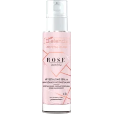 Bielenda  CRYSTAL GLOW ROSE QUARTZ Kryształowe serum nawilżająco-rozświetlające 30ml