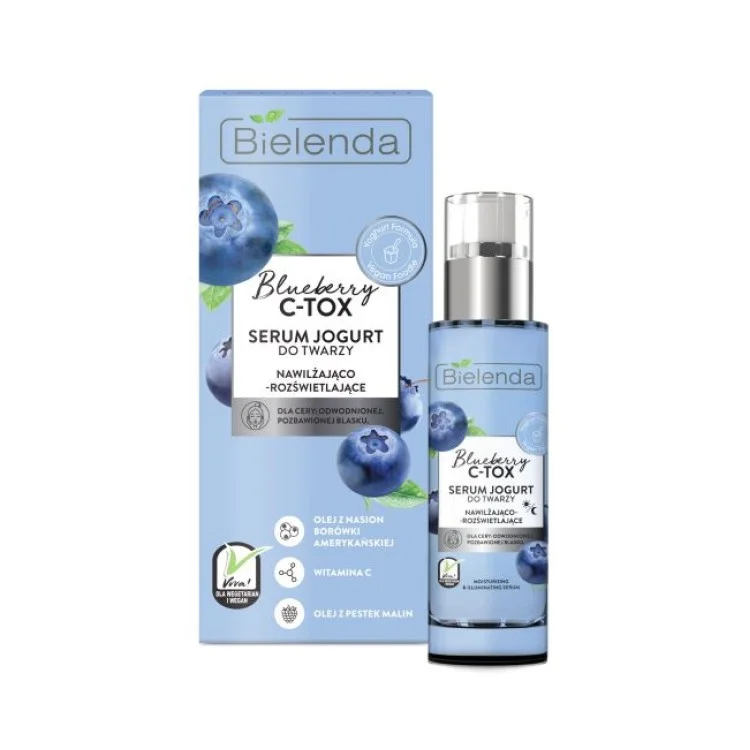 BIELENDA BLUEBERRY C-TOX jogurtowe serum nawilżająco - rozświetlające 30ml BIELENDA BLUEBERRY C-TOX jogurtowe serum nawilżająco - rozświetlające 30ml