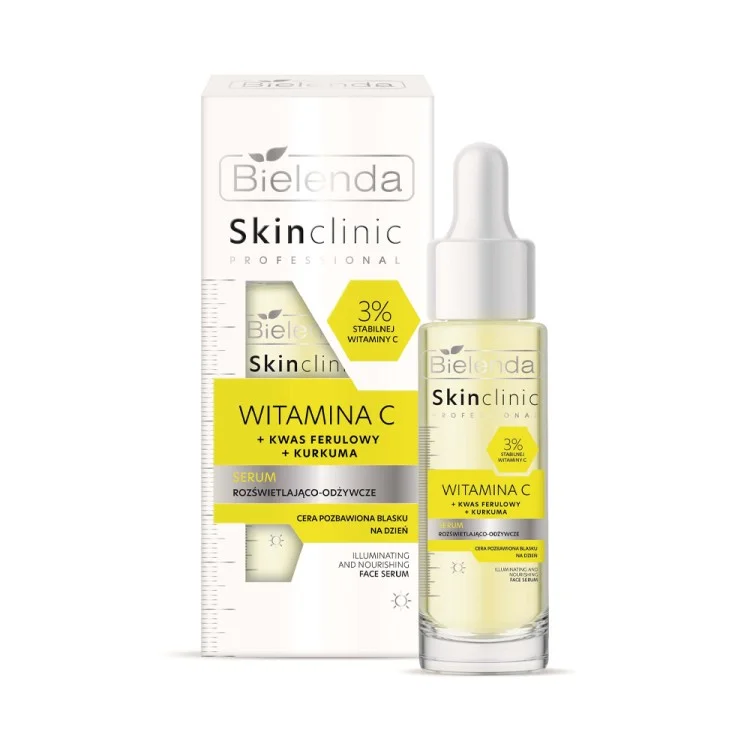 BIELENDA SKIN CLINIC PROFESSIONAL Serum rozświetlająco-odżywcze WITAMINA C 30ml BIELENDA SKIN CLINIC PROFESSIONAL Serum rozświetlająco-odżywcze WITAMINA C 30ml