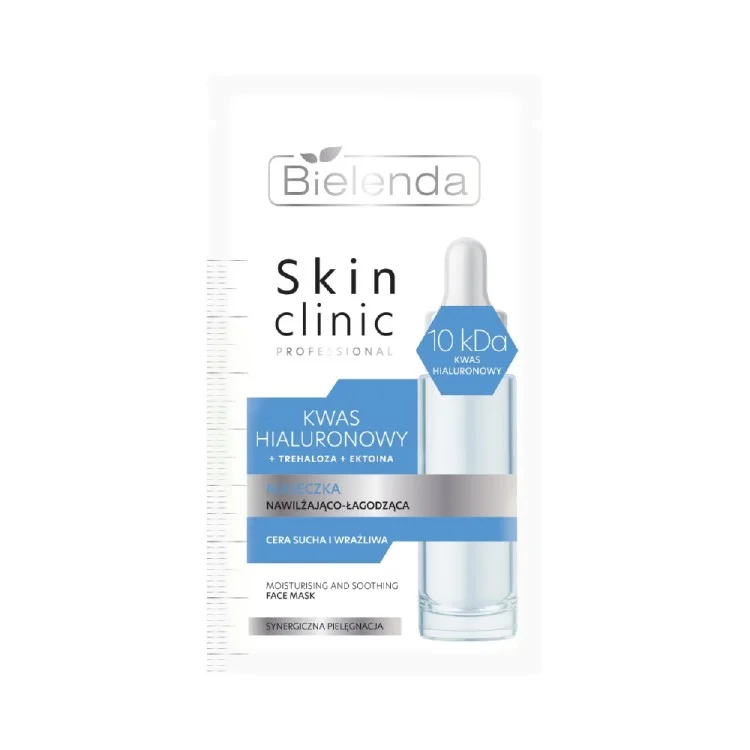 BIELENDA SKIN CLINIC PROFESSIONAL KWAS HIALURONOWY NAWILŻAJĄCO- ŁAGODZĄCA MASECZKA DO TWARZY 8g BIELENDA SKIN CLINIC PROFESSIONAL KWAS HIALURONOWY NAWILŻAJĄCO- ŁAGODZĄCA MASECZKA DO TWARZY 8g