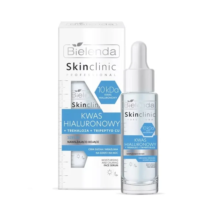 BIELENDA SKIN CLINIC PROFESSIONAL Serum nawilżająco-kojące KWAS HIALURONOWY 30ml BIELENDA SKIN CLINIC PROFESSIONAL Serum nawilżająco-kojące KWAS HIALURONOWY 30ml