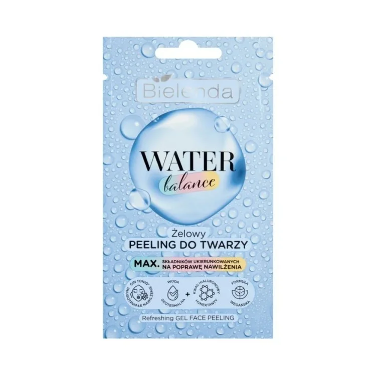 Bielenda Water Balance Żelowy Peeling do twarzy 7g Bielenda Water Balance Żelowy Peeling do twarzy 7g